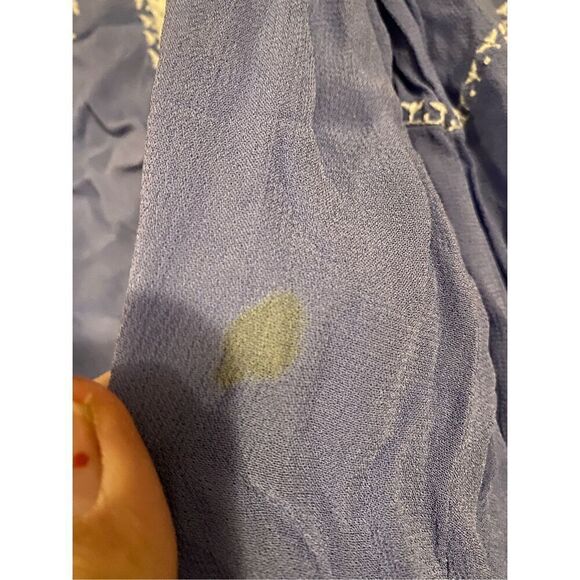 Floreat by Anthropologie The Adena Embroidered Blouse Bell Sleeves Size 2 - Picture 7 of 7